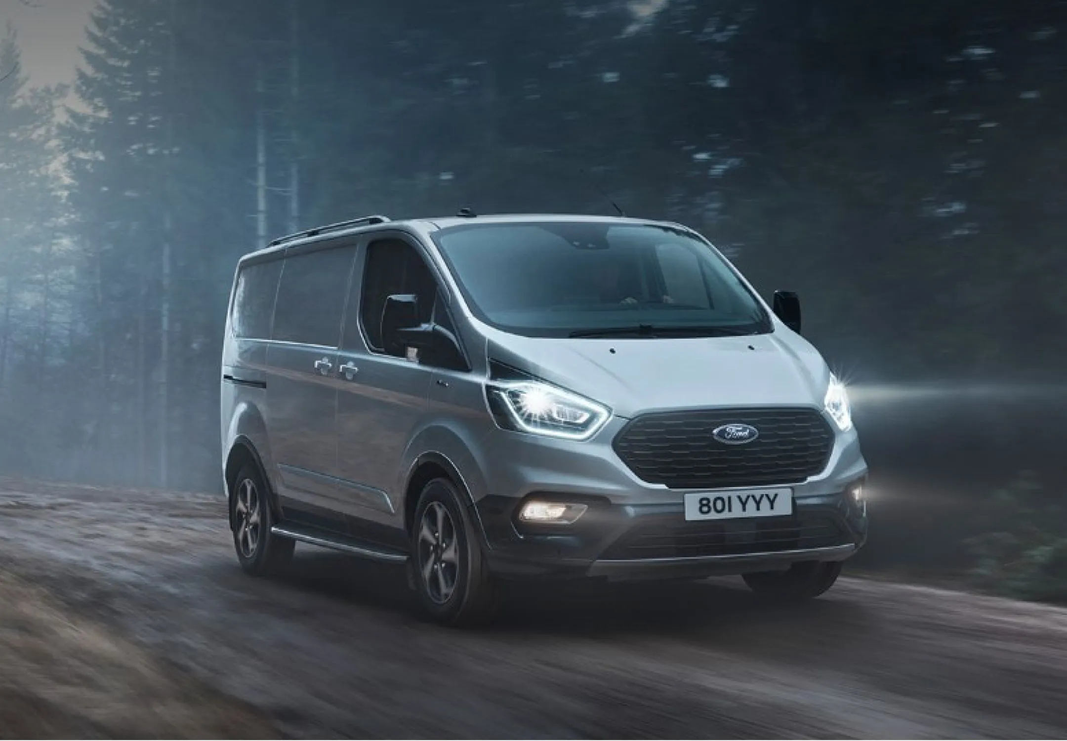 Ford transit best sale custom silver